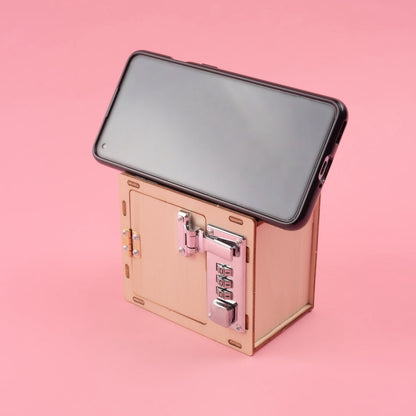 Combination Lock Box & Phone Holder DIY Kit, Educational STEM Toy