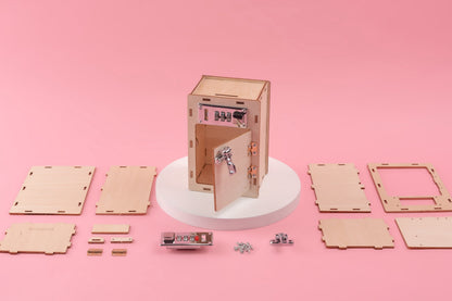 Combination Lock Box DIY Kit, Educational STEM Toy