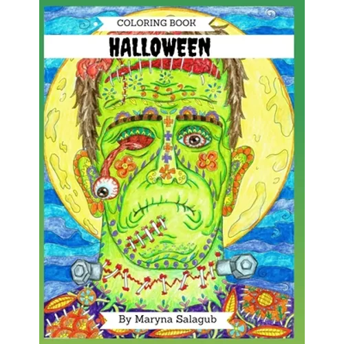 Halloween coloring book - Paperback