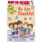 We Are Thankful: Ready-To-Read Level 1 - Paperback