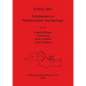 Soma 2003: Symposium on Mediterranean Archaeology - Paperback