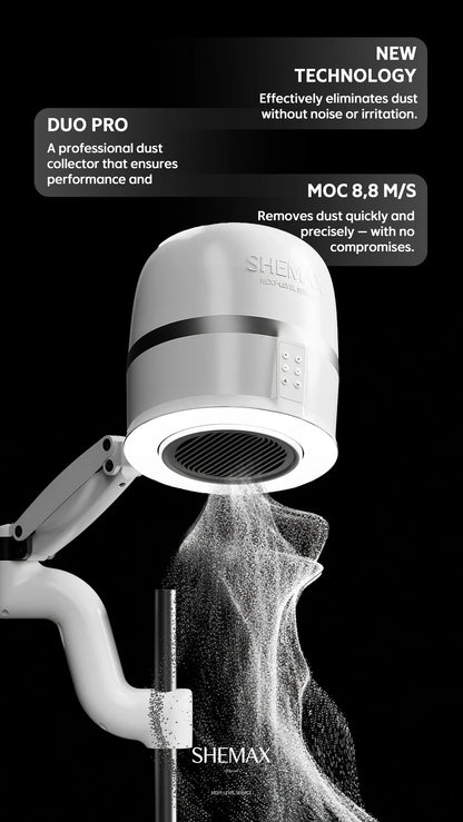 SHEMAX Duo Pro Professional Nail Dust Collector