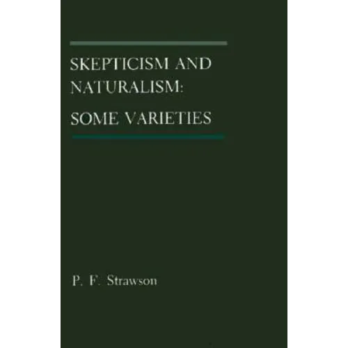 Skepticism and Naturalism: Some Varieties - Paperback