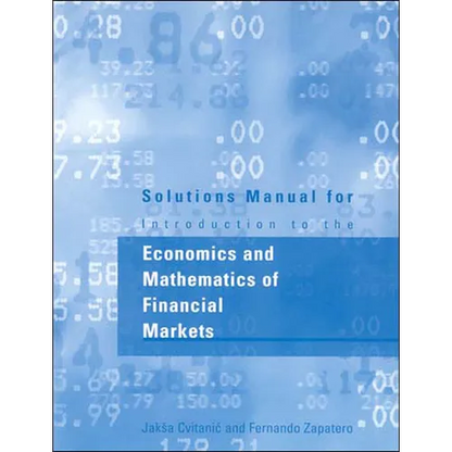 Solutions Manual for Introduction to the Economics and Mathematics of Financial Markets - Paperback
