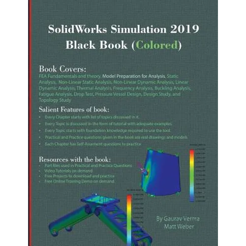 SolidWorks Simulation 2019 Black Book (Colored) - Paperback