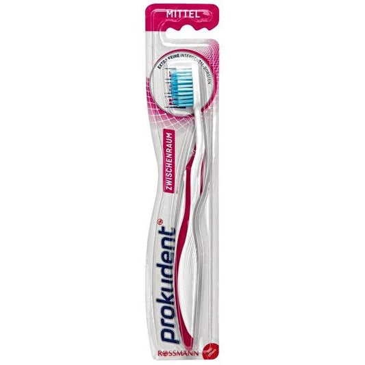 Prokudent Interdental Toothbrush for Adults - Reach Tight Spaces, Superior Oral Hygiene, Medium Bristles, Non-Slip Grip