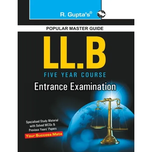 LLB Entrance Exam Guide: After 12th (5 Years Course) - Paperback