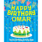 Happy Birthday Omar - The Big Birthday Activity Book: Personalized Children's Activity Book - Paperback