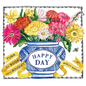 Happy Day (Uplifting Editions): A Bouquet in a Book - Hardcover