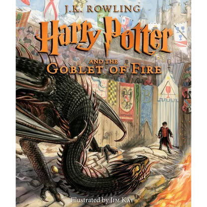 Harry Potter and the Goblet of Fire: The Illustrated Edition (Harry Potter, Book 4) - Hardcover