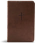 CSB Compact Bible, Value Edition, Brown Leathertouch - Imitation Leather
