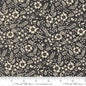 Dark Blue Arabesque Meadow Midnight Cotton 44"/45" Fabric Per Yard