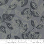 Dark Blue Arabesque Palm Dusk Cotton 44"/45" Fabric Per Yard