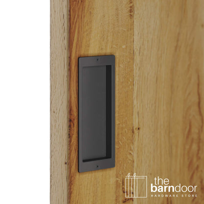 Barn Door Square Corner Flush Pull