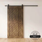 Slanted Pine Wood DIY Barn Door