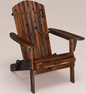 Folding Adirondack Chair – Outdoor Patio Yard Deck Beach Lawn