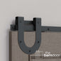 Horseshoe Heavy Duty Sliding Barn Door Hardware Kit
