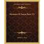 Memoirs Of Aaron Burr V2 - Paperback
