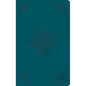 ESV Thinline Bible, Red Letter (Trutone, Deep Teal, Rotunda Design) - Imitation Leather