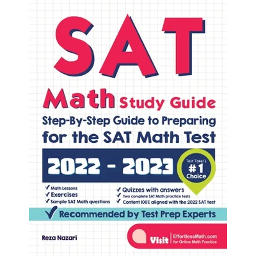 SAT Math Study Guide: Step-By-Step Guide to Preparing for the SAT Math Test - Paperback
