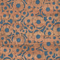 Denim Canvas Backed Cheery O's Pro Cork 1/2 yard