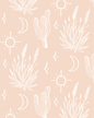 Desert Sky Wallpaper, clay and white