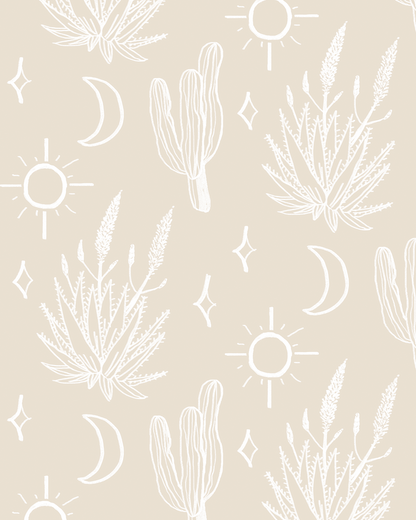 Desert Sky Wallpaper, sand and white