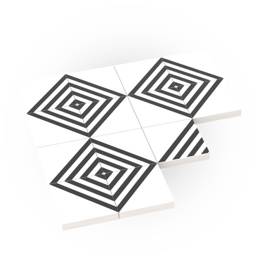 Diagonal Wall/Floor Tile - Custom Printed - Made with LEGO® Parts