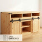 Diamond Cabinet Barn Door Hardware Kit | Matte Black