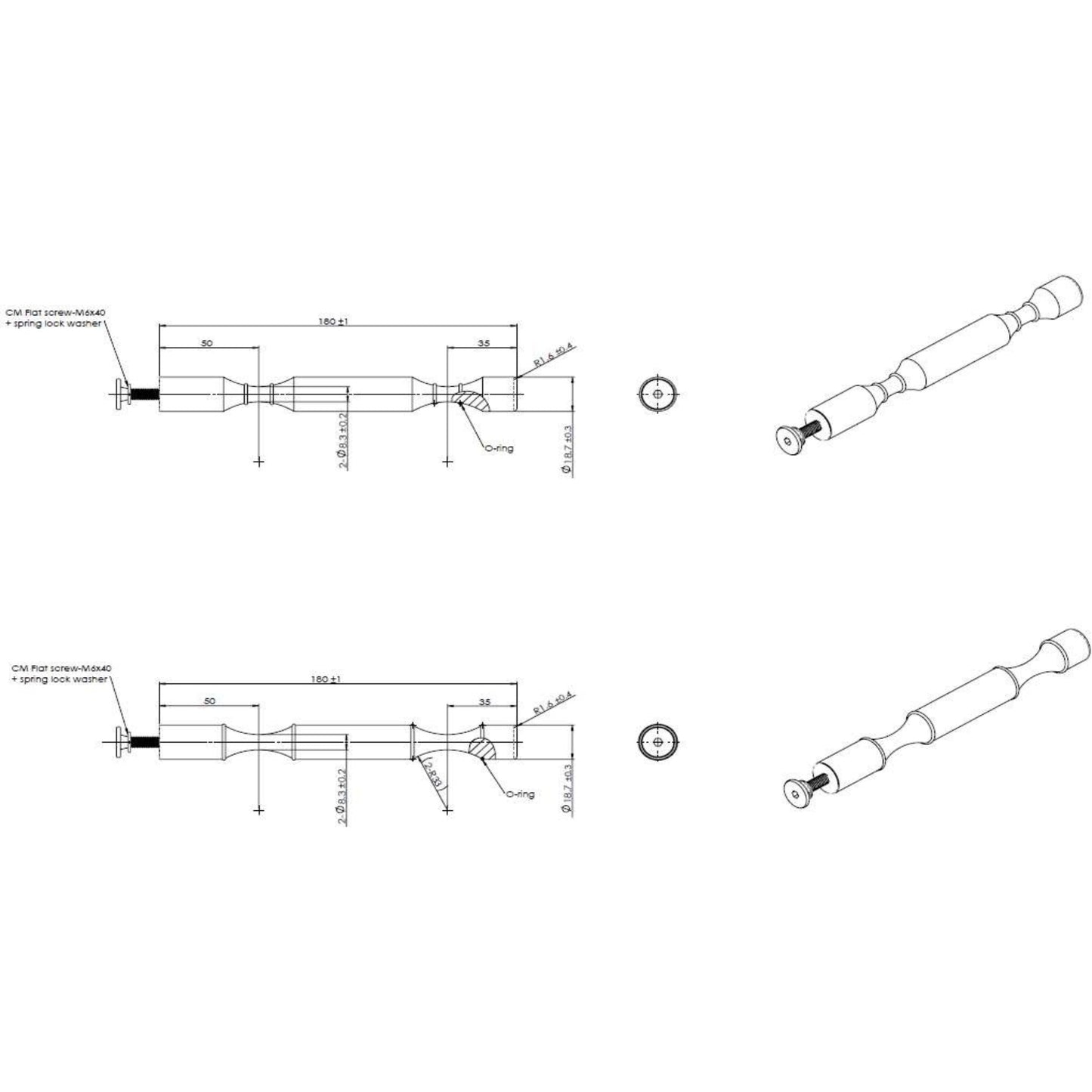 Label-Forward Wine Peg