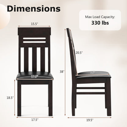 Dining Chairs High Back Dining Room Chairs Set of 2