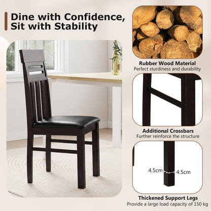 Dining Chairs High Back Dining Room Chairs Set of 2