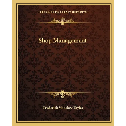 Shop Management - Paperback