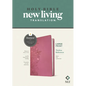 NLT Large Print Thinline Reference Bible, Filament Enabled (Leatherlike, Peony Pink, Red Letter) - Imitation Leather
