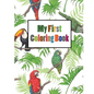 My First Coloring Book: Paint by Sticker Kids Zoo Animals - Paperback