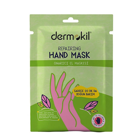 Dermokil Nourishing Hand Mask - Moisturizing Hand Care with Hyaluronic Acid & Keratin