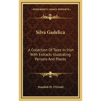 Silva Gadelica: A Collection Of Tales In Irish With Extracts Illustrating Persons And Places - Hardcover