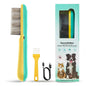 Dog Flea Comb Stainless Steel Detangling Grooming Tool Long Hair Pets