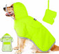 Dog Raincoat with Clear Hood Reflective Trim Adjustable XS–3XL in 3 colors
