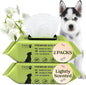 Dog Wipes Hypoallergenic Tear Stain Deodorizing Cat Pet 100 Count