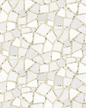 Dolce Terrazzo Wallpaper, tan and white