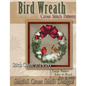 Bird Wreath Cross Stitch Pattern - Paperback