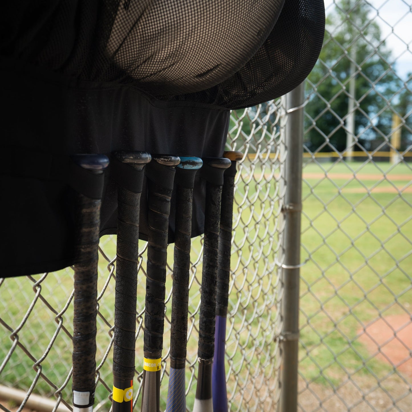 Baseball and Softball Dugout Storage System | Holds 14 Bats and 8 Helmets