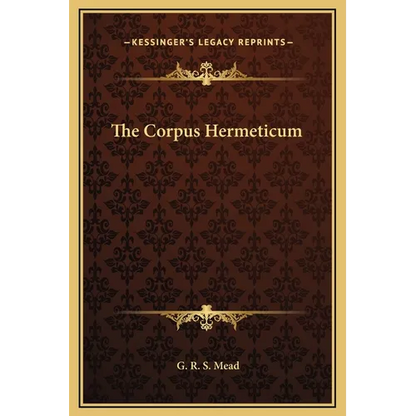 The Corpus Hermeticum - Hardcover