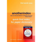 anotherindex: index for Merriam-Webster's Collegiate Dictionary Eleventh Edition - Paperback