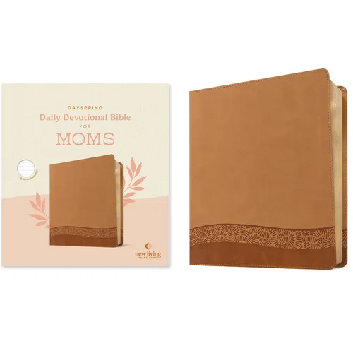 Dayspring Daily Devotional Bible for Moms, NLT (Leatherlike, Camel) - Imitation Leather