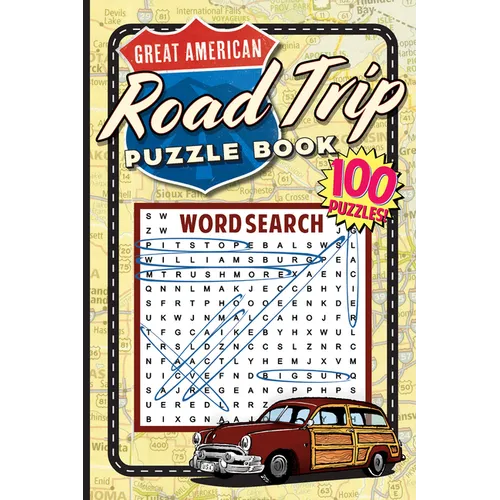 Great American Road Trip Puzzle Book (100) - Paperback