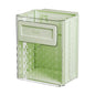 Kitchen folding trash can wall hanging large caliber leftovers bin transparent thickened folding trash can
