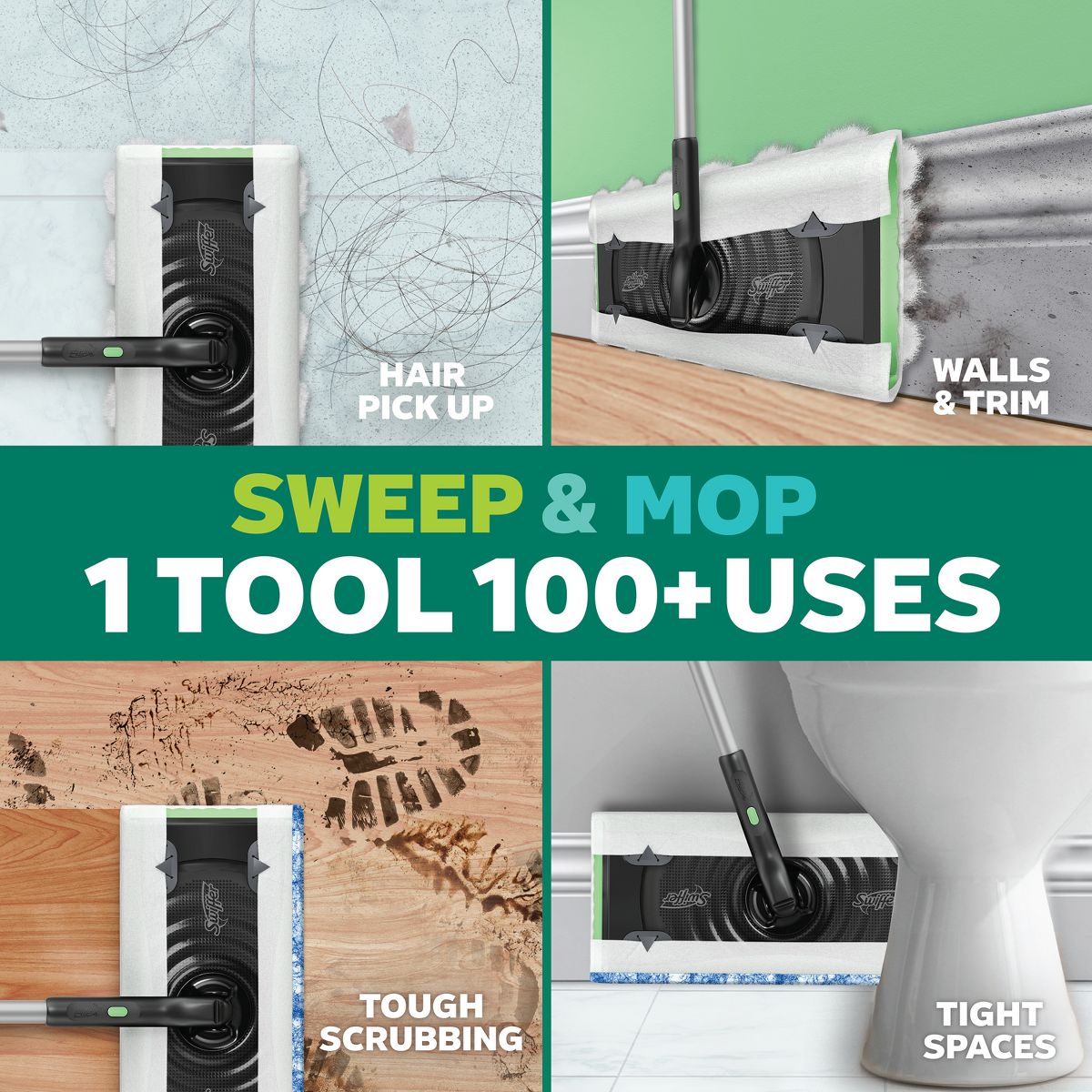 Swiffer Deluxe Sweep + Mop
