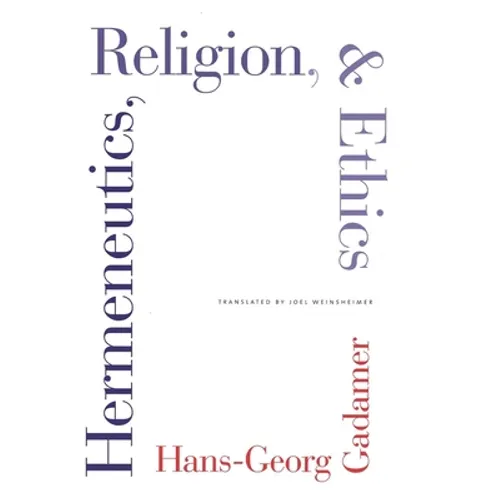 Hermeneutics, Religion, and Ethics - Paperback